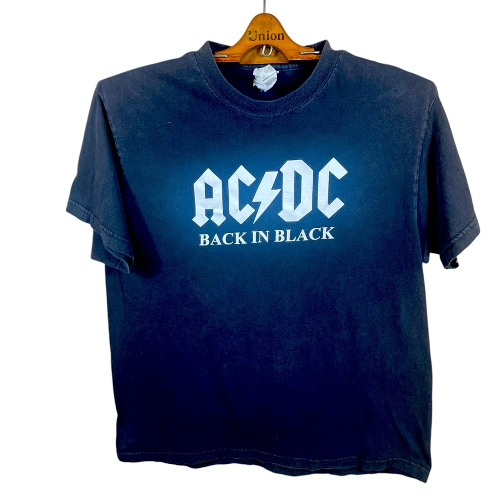 AC/DC  Tour Men’s/ Unisex Band Graphic Short Sleeve T-Shirt Size UNREADABLE TAG
